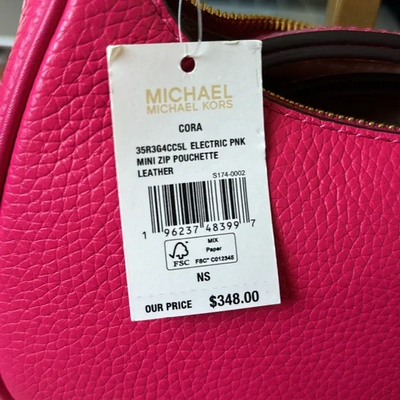 SOLD 🚨🚨 NWT Michael Kors Mini Pouchette RETAIL $348 - Picture 8 of 8